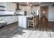 Gourmet kitchen with a center island, stainless appliances, and ample cabinet space at 4381 E Rawhide St, Gilbert, AZ 85296