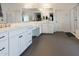 Elegant main bathroom featuring dual sinks, quartz counters, and modern fixtures at 4381 E Rawhide St, Gilbert, AZ 85296