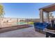 Backyard with pool and covered patio at 45608 W Barbara Ln, Maricopa, AZ 85139