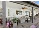Outdoor patio with comfortable seating and overhead fan at 902 W Claremont St, Phoenix, AZ 85013