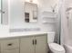 Updated bathroom with modern vanity, mirror, and shower/tub combo at 1340 E Golden Ln, Phoenix, AZ 85020