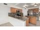 Spacious kitchen with stainless steel appliances and a peninsula at 1701 E Yukon Dr, Phoenix, AZ 85024