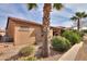 Landscaped backyard showcasing a well maintained yard and stucco exterior at 2611 E San Simeon Dr, Casa Grande, AZ 85194