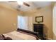 Bedroom with dark furniture and a closet at 2611 E San Simeon Dr, Casa Grande, AZ 85194