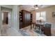 Home office with a Murphy bed and built-in shelves at 2611 E San Simeon Dr, Casa Grande, AZ 85194