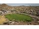 An aerial image of a verdant community park at 26844 N 73Rd Dr, Peoria, AZ 85383