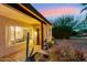 Inviting home entryway featuring a stone accent wall and covered walkway at 4130 N 4Th Ave, Phoenix, AZ 85013