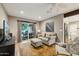 Comfortable living room with sliding glass door to outdoor patio at 4130 N 4Th Ave, Phoenix, AZ 85013