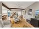 Bright living space featuring a beamed ceiling and neutral colors at 4130 N 4Th Ave, Phoenix, AZ 85013