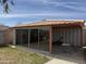 Enclosed patio with covered roof and sliding windows at 5430 N 74Th Ave, Glendale, AZ 85303