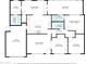Detailed floor plan showcasing the layout of the entire house at 6926 E Culver St, Scottsdale, AZ 85257