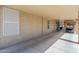 Extended covered patio provides ample space and view to the community at 7373 E Us Highway 60 -- # 108, Gold Canyon, AZ 85118