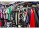 Walk-in closet featuring ample hanging space and shelves for organized clothing and shoe storage at 854 S Del Rio Ct, Apache Junction, AZ 85120