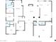 Detailed floor plan showcasing the layout of the home, including bedrooms, bathrooms, kitchen, and living areas at 8935 E Larkspur Dr, Scottsdale, AZ 85260
