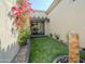 Enclosed backyard with artificial turf and a water feature at 9270 E Thompson Peak Pkwy # 381, Scottsdale, AZ 85255