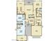 Detailed floor plan illustrating the home's layout, room sizes, and features at 14939 S 185Th Ave, Goodyear, AZ 85338