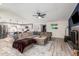 Bright living room boasts a new kitchen, open floor plan, and modern decor at 4036 E Captain Dreyfus Ave, Phoenix, AZ 85032