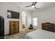 Comfortable bedroom with neutral walls, large window and closet space at 4369 E Coal St, San Tan Valley, AZ 85143