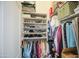 Organized walk-in closet featuring ample shelving and hanging space for clothes and accessories at 4369 E Coal St, San Tan Valley, AZ 85143