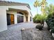 A backyard with a paver patio and desert landscaping at 4643 N Clear Creek Dr, Litchfield Park, AZ 85340