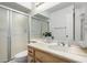 Bathroom featuring a modern vanity, shower, and toilet at 5741 N 44Th Ln, Glendale, AZ 85301