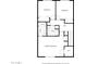 Upper level floor plan showing two bedrooms, baths, and primary bedroom with walk-in closet at 5741 N 44Th Ln, Glendale, AZ 85301