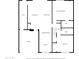 Detailed floorplan showcasing the layout of the first floor at 7732 E Coolidge St, Scottsdale, AZ 85251