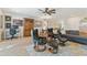 Bright living space with stylish furniture, including comfortable chairs and a workspace at 7732 E Coolidge St, Scottsdale, AZ 85251