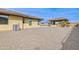 Backyard with decorative gravel and detached gazebo at 2830 E Fruitvale Ave, Gilbert, AZ 85297