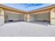 Spacious three-car garage with ample room for parking and storage at 2830 E Fruitvale Ave, Gilbert, AZ 85297