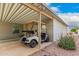 Carport for golf cart, and rockscape landscape at 3301 S Goldfield Rd # 2105, Apache Junction, AZ 85119