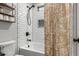 Well-designed bathroom with subway tile shower, adding a touch of elegance and comfort to your home at 34990 N Spur Cir, San Tan Valley, AZ 85144