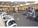 A fully equipped gym features weights, weight machines, exercise equipment, and ample space for fitness activities at 4203 E Narrowleaf Dr, Gilbert, AZ 85298