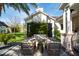 A cozy backyard seating area with fire pit provides a relaxing outdoor space at 6455 E Calle Del Media --, Scottsdale, AZ 85251