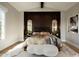 Stylish main bedroom featuring a statement headboard, pendant lighting, and decorative accents at 6455 E Calle Del Media --, Scottsdale, AZ 85251