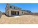 New construction backyard perfect for a pool with block fence for added privacy at 7436 W Buckhorn Trl, Peoria, AZ 85383
