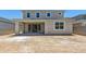 New construction backyard featuring a covered patio and room for entertaining friends and Gathering at 7436 W Buckhorn Trl, Peoria, AZ 85383