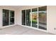 Spacious outdoor patio with sliding glass doors and mountain views at 7436 W Buckhorn Trl, Peoria, AZ 85383