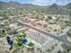 Expansive aerial view showcasing a single-Gathering home in a desert community at 9826 N 131St St, Scottsdale, AZ 85259