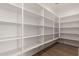 Walk-in pantry with rows of shelves offering lots of storage space at 23805 N 163Rd Dr, Surprise, AZ 85387