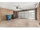 Spacious garage with an automatic door and lots of storage potential at 252 S Cholla St, Gilbert, AZ 85233