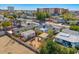 Neighborhood featuring single-Gathering homes with mature trees and blue roofs at 440 W 1St W St, Mesa, AZ 85201