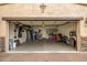 Spacious two car garage, with abundant storage options and a clean, well-organized layout at 6202 E Mckellips Rd # 46, Mesa, AZ 85215