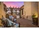 Outdoor patio with brick flooring and a pergola at 6202 E Mckellips Rd # 46, Mesa, AZ 85215