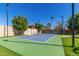 Community Tennis court with new rackets at 6202 E Mckellips Rd # 46, Mesa, AZ 85215