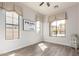 Bedroom featuring wood floors and windows with decorative valances at 1631 N Lynch --, Mesa, AZ 85207