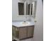 Bathroom with vanity sink and medicine cabinet at 1720 E Augusta Ave, Chandler, AZ 85249