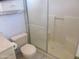 A bathroom with a shower and toilet at 1720 E Augusta Ave, Chandler, AZ 85249