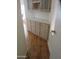 Hallway includes laminate floors, built in cabinets with countertops and drawers at 1720 E Augusta Ave, Chandler, AZ 85249