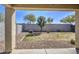 A backyard view features gravel landscaping and block wall at 36217 N Urika Dr, San Tan Valley, AZ 85140